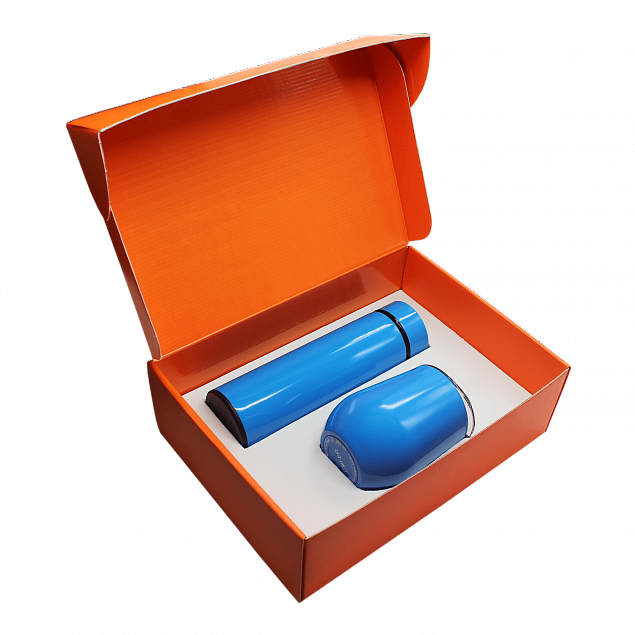 Набор Hot Box C W, голубой с логотипом в Нефтекамске заказать по выгодной цене в кибермаркете AvroraStore