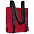 Шопер Clarity с красным органайзером, прозрачный с логотипом в Нефтекамске заказать по выгодной цене в кибермаркете AvroraStore