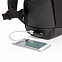 Антикражный рюкзак Madrid с разъемом USB и защитой RFID с логотипом в Нефтекамске заказать по выгодной цене в кибермаркете AvroraStore