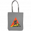 Холщовая сумка «Ищи суть», серая с логотипом в Нефтекамске заказать по выгодной цене в кибермаркете AvroraStore