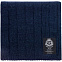 Плед Grasse, синий с логотипом в Нефтекамске заказать по выгодной цене в кибермаркете AvroraStore