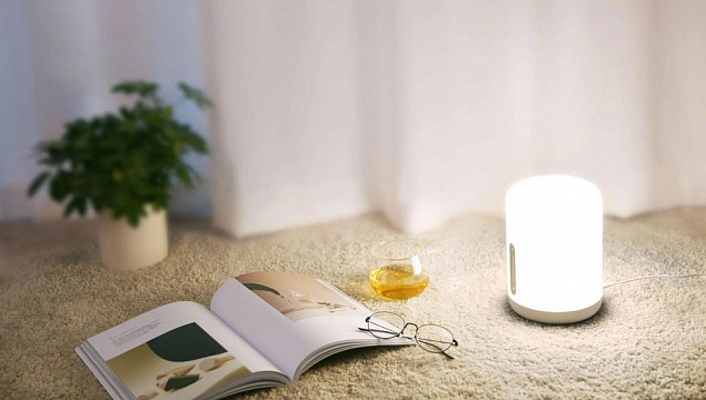Лампа Mi Bedside Lamp 2, белая с логотипом в Нефтекамске заказать по выгодной цене в кибермаркете AvroraStore