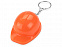 Брелок-открывалка Каска, оранжевый с логотипом в Нефтекамске заказать по выгодной цене в кибермаркете AvroraStore