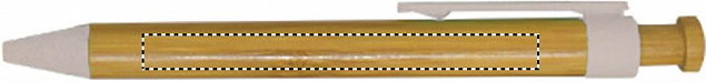 Ручка шариковая из бамбука с логотипом в Нефтекамске заказать по выгодной цене в кибермаркете AvroraStore