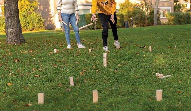 Деревянный игровой набор Kubb с логотипом в Нефтекамске заказать по выгодной цене в кибермаркете AvroraStore