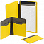 Чехол для карточек Dual, желтый с логотипом в Нефтекамске заказать по выгодной цене в кибермаркете AvroraStore