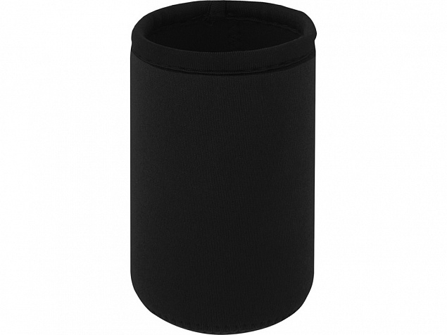 Vrie Держатель-рукав для жестяных банок из переработанного неопрена, черный с логотипом в Нефтекамске заказать по выгодной цене в кибермаркете AvroraStore