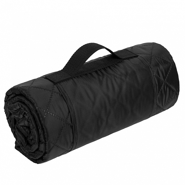 Плед для пикника Comfy, черный с логотипом в Нефтекамске заказать по выгодной цене в кибермаркете AvroraStore