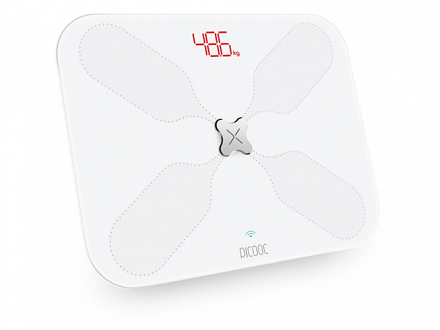 Умные диагностические весы с Wi-Fi Picooc S3 Lite White V2 (6924917717353), белый с логотипом в Нефтекамске заказать по выгодной цене в кибермаркете AvroraStore