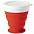 Складной стакан Astrada, красный с логотипом в Нефтекамске заказать по выгодной цене в кибермаркете AvroraStore
