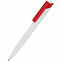 Ручка пластиковая Accent, красная с логотипом в Нефтекамске заказать по выгодной цене в кибермаркете AvroraStore