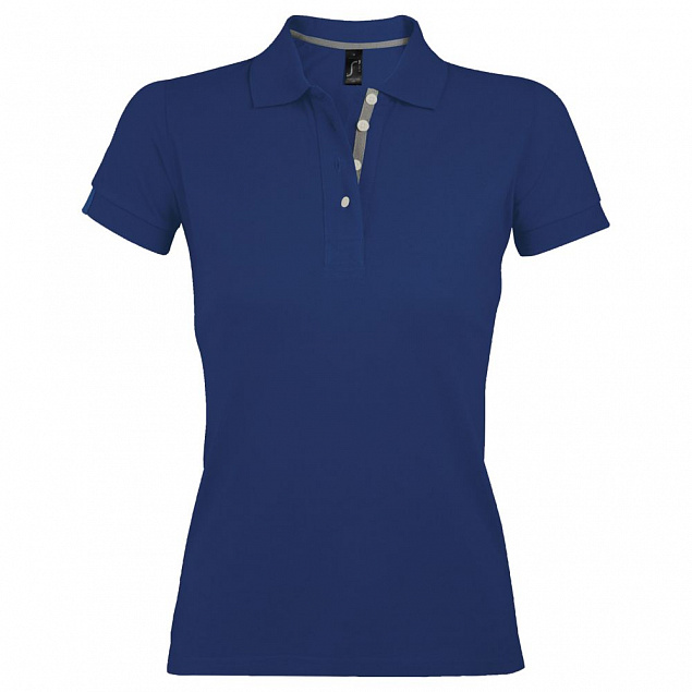 Рубашка поло женская PORTLAND WOMEN 200 синий ультрамарин с логотипом в Нефтекамске заказать по выгодной цене в кибермаркете AvroraStore