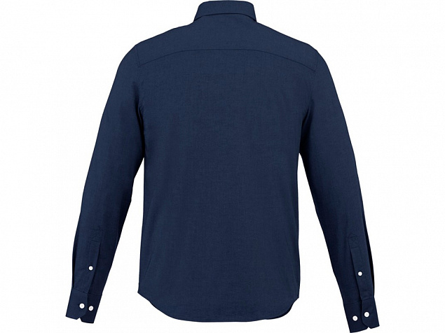 Рубашка с длинными рукавами Vaillant, темно-синий с логотипом в Нефтекамске заказать по выгодной цене в кибермаркете AvroraStore