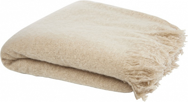 Мохеровое одеяло из вторичного ПЭТ Ivy с логотипом в Нефтекамске заказать по выгодной цене в кибермаркете AvroraStore