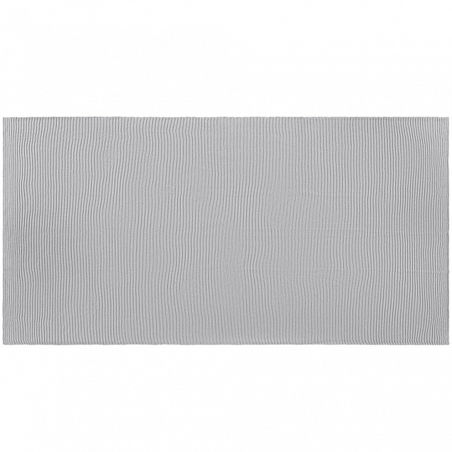 Плед Quill, светло-серый с логотипом в Нефтекамске заказать по выгодной цене в кибермаркете AvroraStore