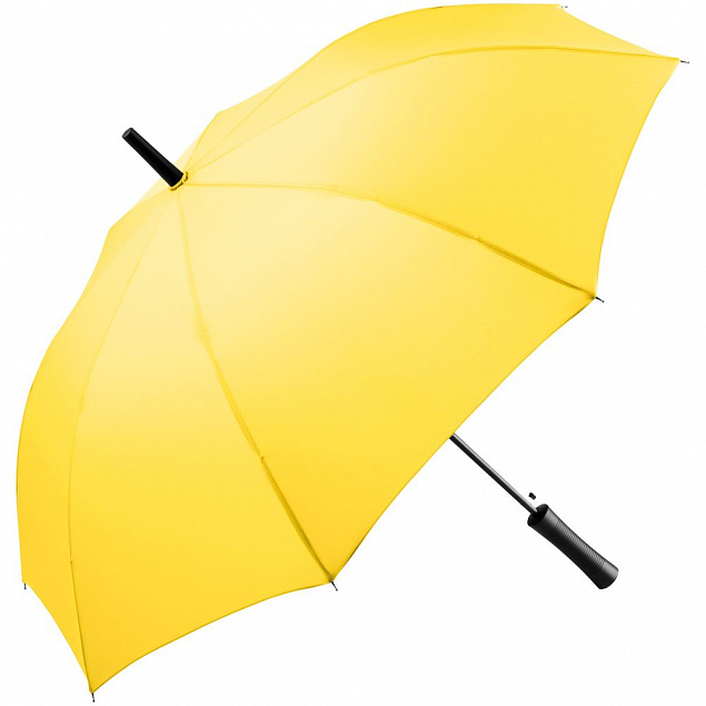 Зонт-трость Lanzer, желтый с логотипом в Нефтекамске заказать по выгодной цене в кибермаркете AvroraStore