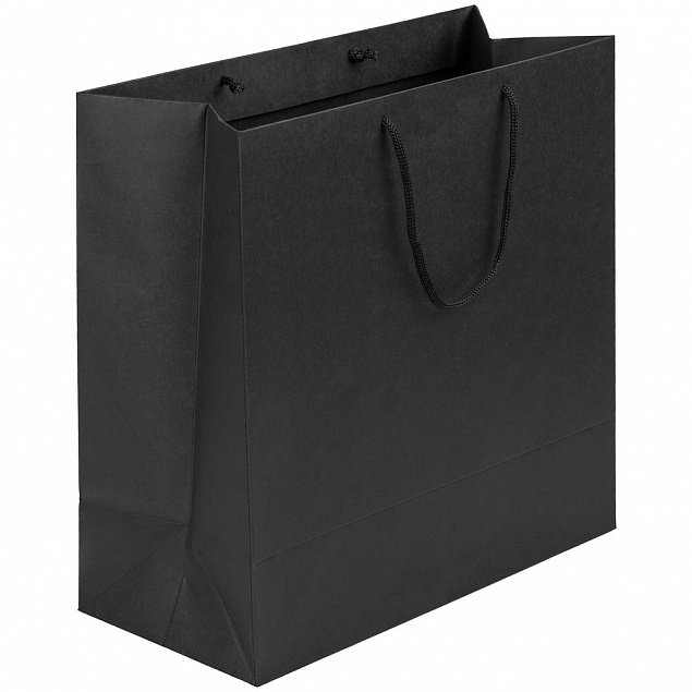 Пакет Porta, большой, черный с логотипом в Нефтекамске заказать по выгодной цене в кибермаркете AvroraStore