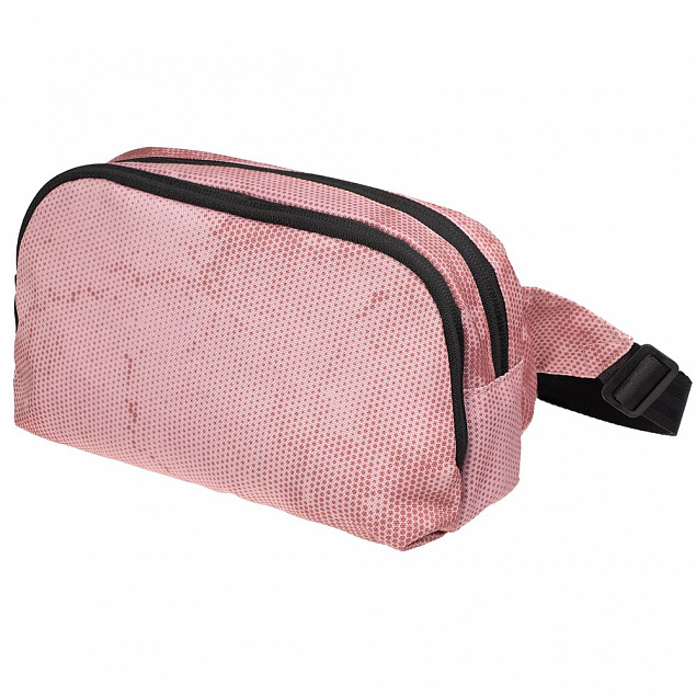 Поясная сумка Pink Marble с логотипом в Нефтекамске заказать по выгодной цене в кибермаркете AvroraStore