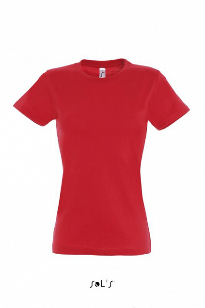 Фуфайка (футболка) IMPERIAL женская,Красный L с логотипом в Нефтекамске заказать по выгодной цене в кибермаркете AvroraStore