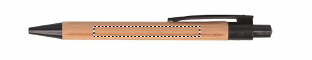 Бамбуковый блокнот с ручкой с логотипом в Нефтекамске заказать по выгодной цене в кибермаркете AvroraStore