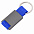 Брелок DARK JET; 2,8 x 6,2 x 0,6 см; синий, металл; лазерная гравировка с логотипом в Нефтекамске заказать по выгодной цене в кибермаркете AvroraStore