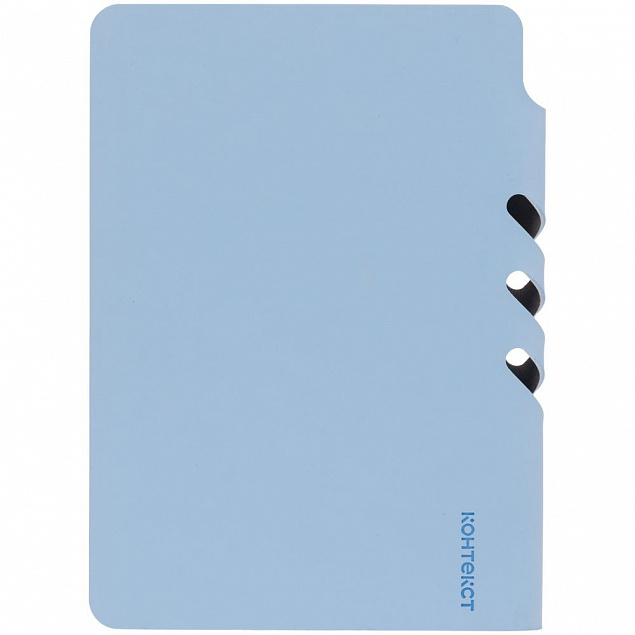 Ежедневник Flexpen Mini, недатированный, голубой с логотипом в Нефтекамске заказать по выгодной цене в кибермаркете AvroraStore