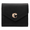 Женский кошелек Alma,черный с логотипом в Нефтекамске заказать по выгодной цене в кибермаркете AvroraStore