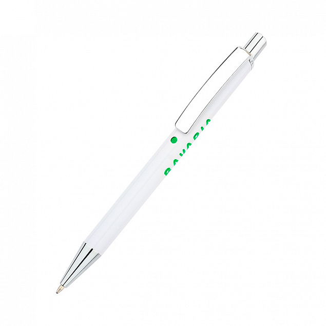 Ручка металлическая Bright - Зеленый FF с логотипом в Нефтекамске заказать по выгодной цене в кибермаркете AvroraStore