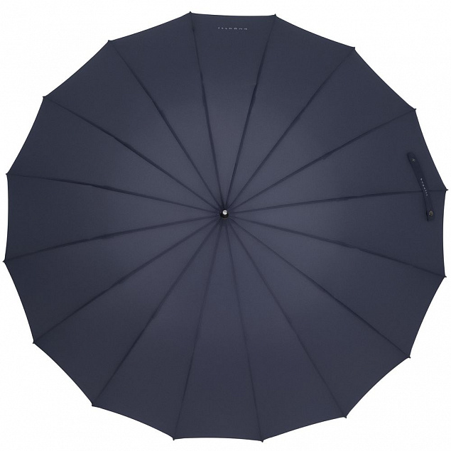 Зонт-трость Big Boss, темно-синий с логотипом в Нефтекамске заказать по выгодной цене в кибермаркете AvroraStore