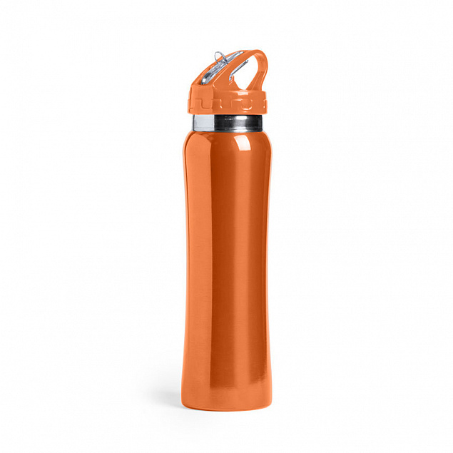 Бутылка для воды SMALY с трубочкой, нержавеющая сталь с логотипом в Нефтекамске заказать по выгодной цене в кибермаркете AvroraStore
