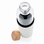 Стеклянная бутылка с чехлом с логотипом в Нефтекамске заказать по выгодной цене в кибермаркете AvroraStore