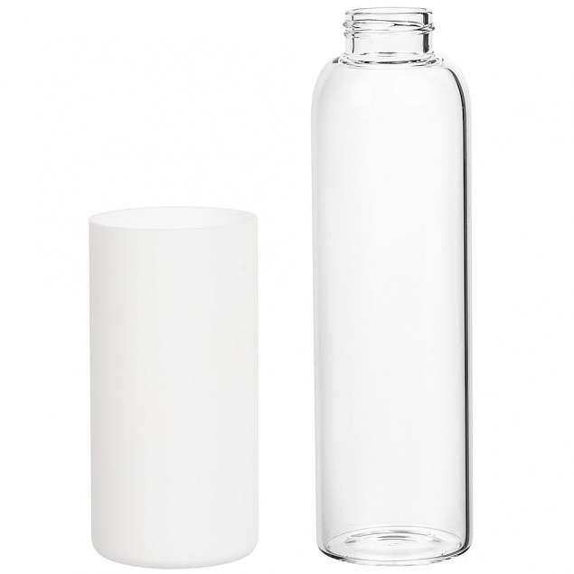 Бутылка для воды Onflow, белая с логотипом в Нефтекамске заказать по выгодной цене в кибермаркете AvroraStore