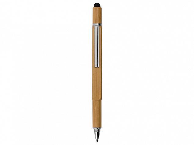 Ручка-стилус из бамбука Tool с уровнем и отверткой с логотипом в Нефтекамске заказать по выгодной цене в кибермаркете AvroraStore