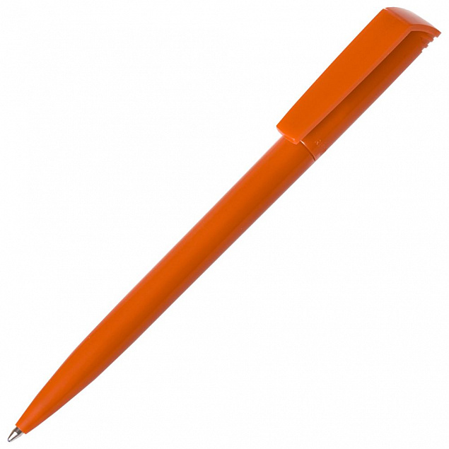 Ручка шариковая Flip, оранжевая с логотипом в Нефтекамске заказать по выгодной цене в кибермаркете AvroraStore