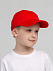 Бейсболка детская Capture Kids, красная с логотипом в Нефтекамске заказать по выгодной цене в кибермаркете AvroraStore