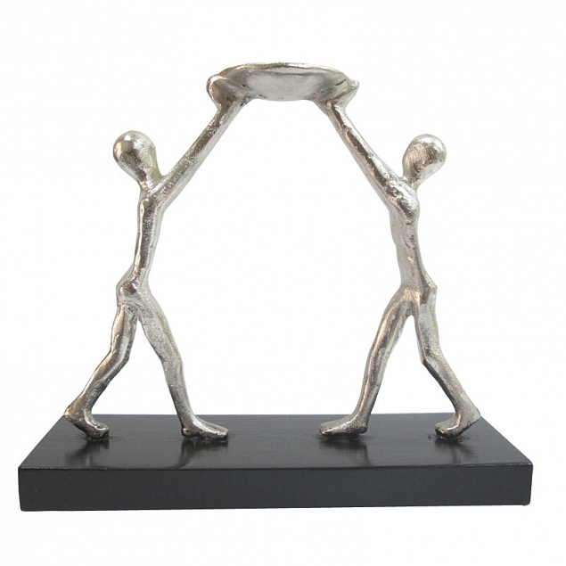 Скульптура - подсвечник "Единство" с логотипом в Нефтекамске заказать по выгодной цене в кибермаркете AvroraStore