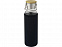 Thor, стеклянная бутылка объемом 660 мл с неопреновым чехлом, черный с логотипом в Нефтекамске заказать по выгодной цене в кибермаркете AvroraStore