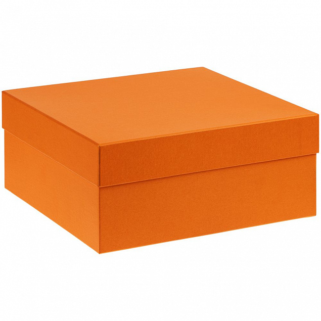 Коробка Satin, большая, оранжевая с логотипом в Нефтекамске заказать по выгодной цене в кибермаркете AvroraStore