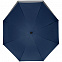 Зонт-трость Fiber Move AC, темно-синий с серым с логотипом в Нефтекамске заказать по выгодной цене в кибермаркете AvroraStore