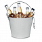 Металлическое ведро для пива 4 с логотипом в Нефтекамске заказать по выгодной цене в кибермаркете AvroraStore