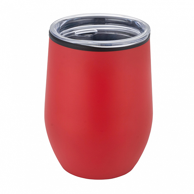 Термокружка Top, красная с логотипом в Нефтекамске заказать по выгодной цене в кибермаркете AvroraStore