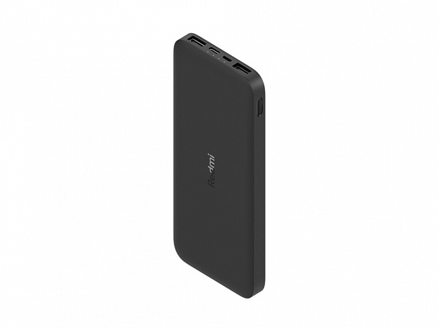 Аккумулятор внешний 10000mAh Redmi Power Bank Black PB100LZM (VXN4305GL) с логотипом в Нефтекамске заказать по выгодной цене в кибермаркете AvroraStore