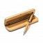 Шариковая ручка из бамбука BODONI, Дерево с логотипом в Нефтекамске заказать по выгодной цене в кибермаркете AvroraStore