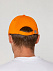 Бейсболка Canopy, оранжевая с белым кантом с логотипом в Нефтекамске заказать по выгодной цене в кибермаркете AvroraStore