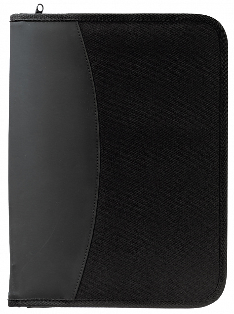 Папка A4 SYMPOSIUM, черный с логотипом в Нефтекамске заказать по выгодной цене в кибермаркете AvroraStore
