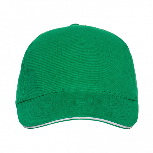 Бейсболка 11K Зелёный с логотипом в Нефтекамске заказать по выгодной цене в кибермаркете AvroraStore