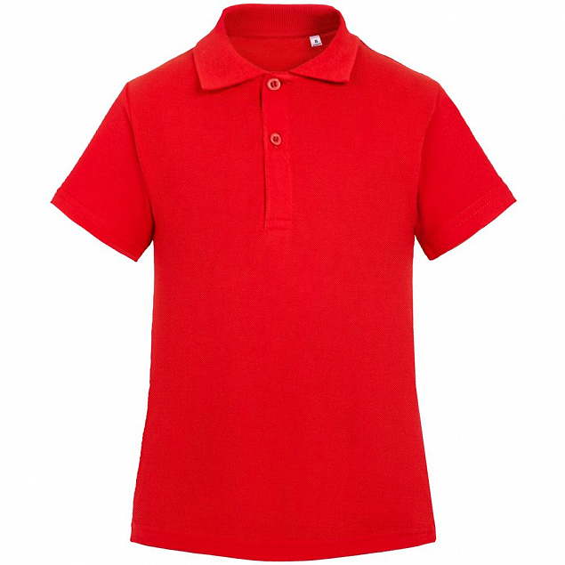 Рубашка поло детская Virma Kids, красная с логотипом в Нефтекамске заказать по выгодной цене в кибермаркете AvroraStore