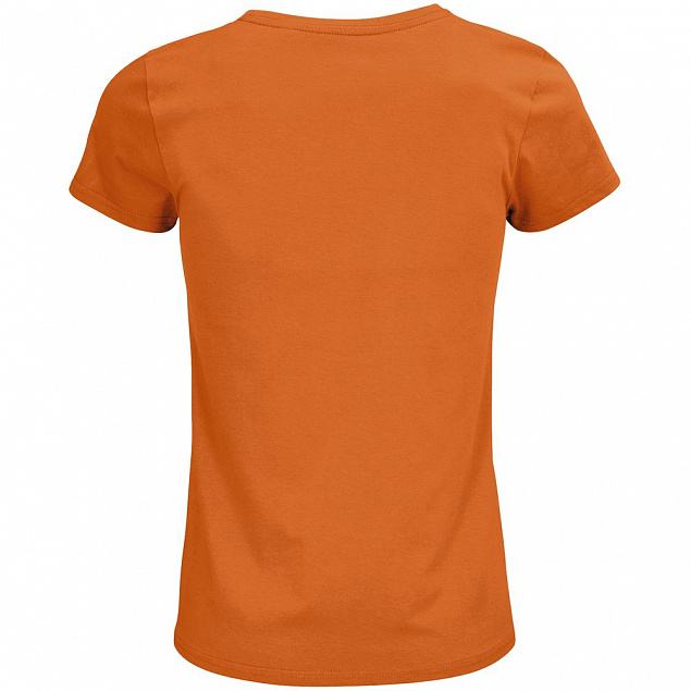 Футболка женская Crusader Women, оранжевая с логотипом в Нефтекамске заказать по выгодной цене в кибермаркете AvroraStore