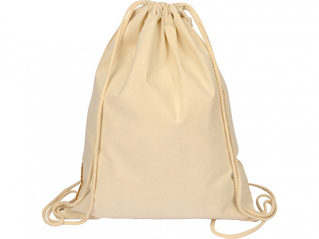 Рюкзак-мешок Corky хлопковый со вставкой из пробки с логотипом в Нефтекамске заказать по выгодной цене в кибермаркете AvroraStore