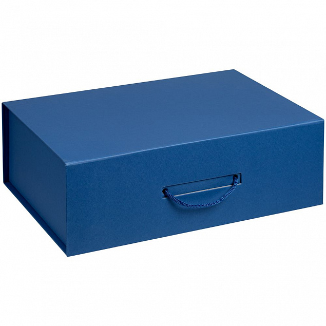 Коробка Big Case, синяя с логотипом в Нефтекамске заказать по выгодной цене в кибермаркете AvroraStore